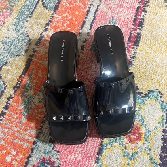 Madden Girl Black pumps rubber size 8.5 - Picture 5 of 6